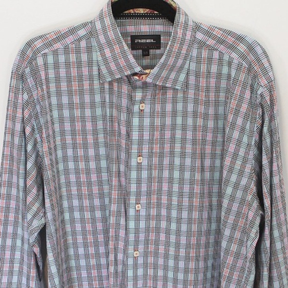 Cotton Reel Flip Cuff Paisley Cotton Button-Down - Picture 2 of 8